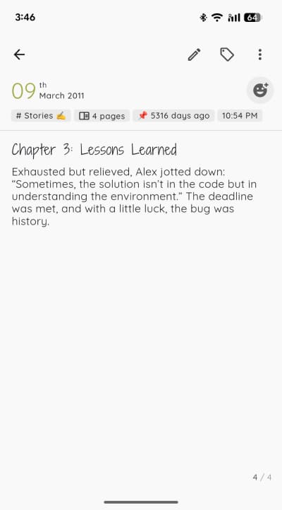 Write Your Stories?
